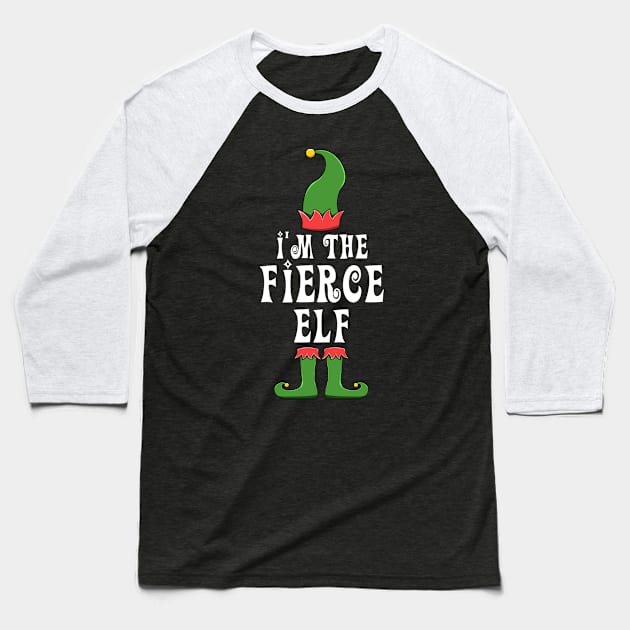 Fierce Elf for Matching Family Group Baseball T-Shirt by jkshirts